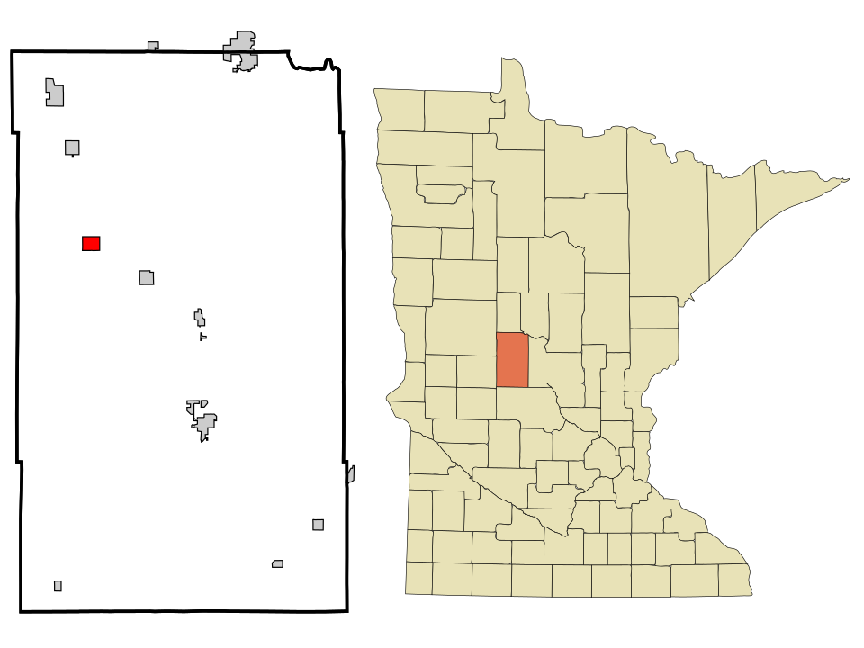 Locator map of Eagle Bend