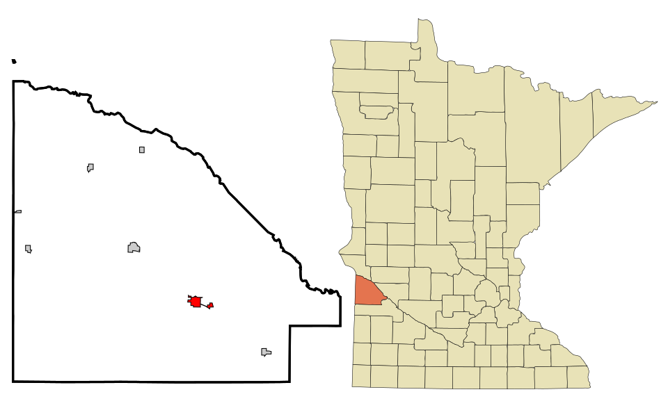Locator map of Dawson
