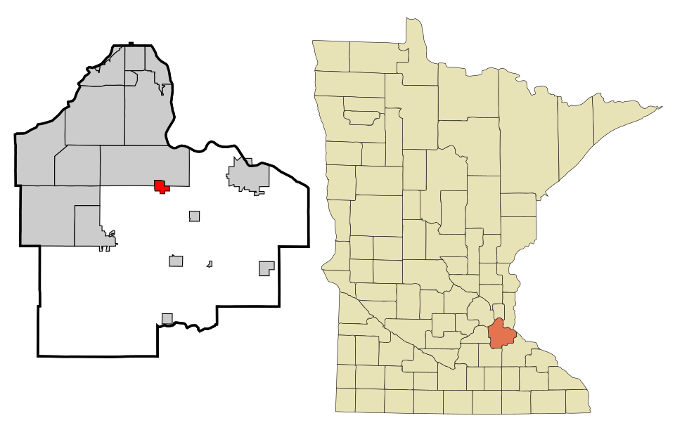 Locator map of Coates