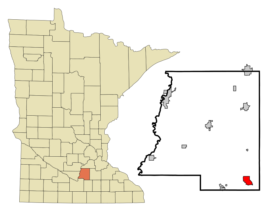 Locator map of Waterville
