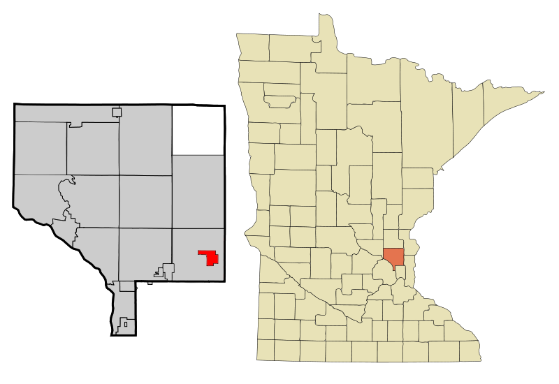 Locator map of Centerville