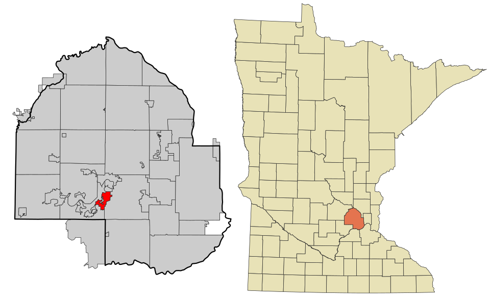 Locator map of Deephaven