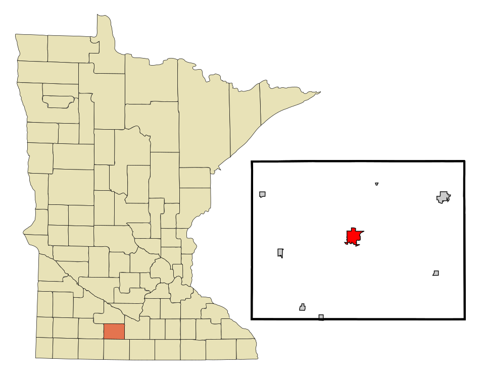 Locator map of St. James