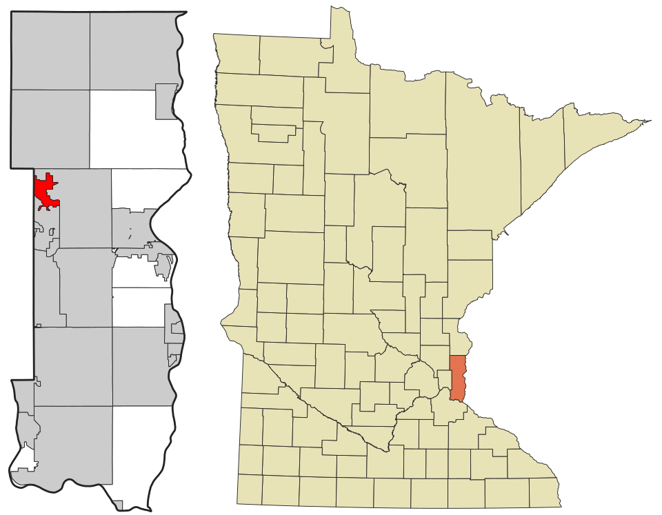 Locator map of Dellwood
