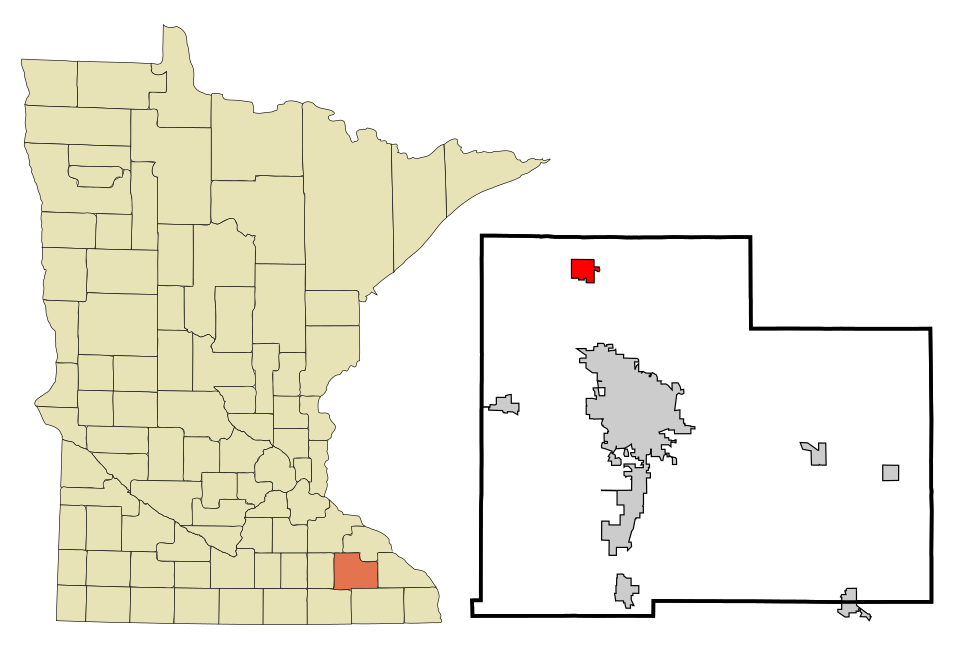Locator map of Oronoco