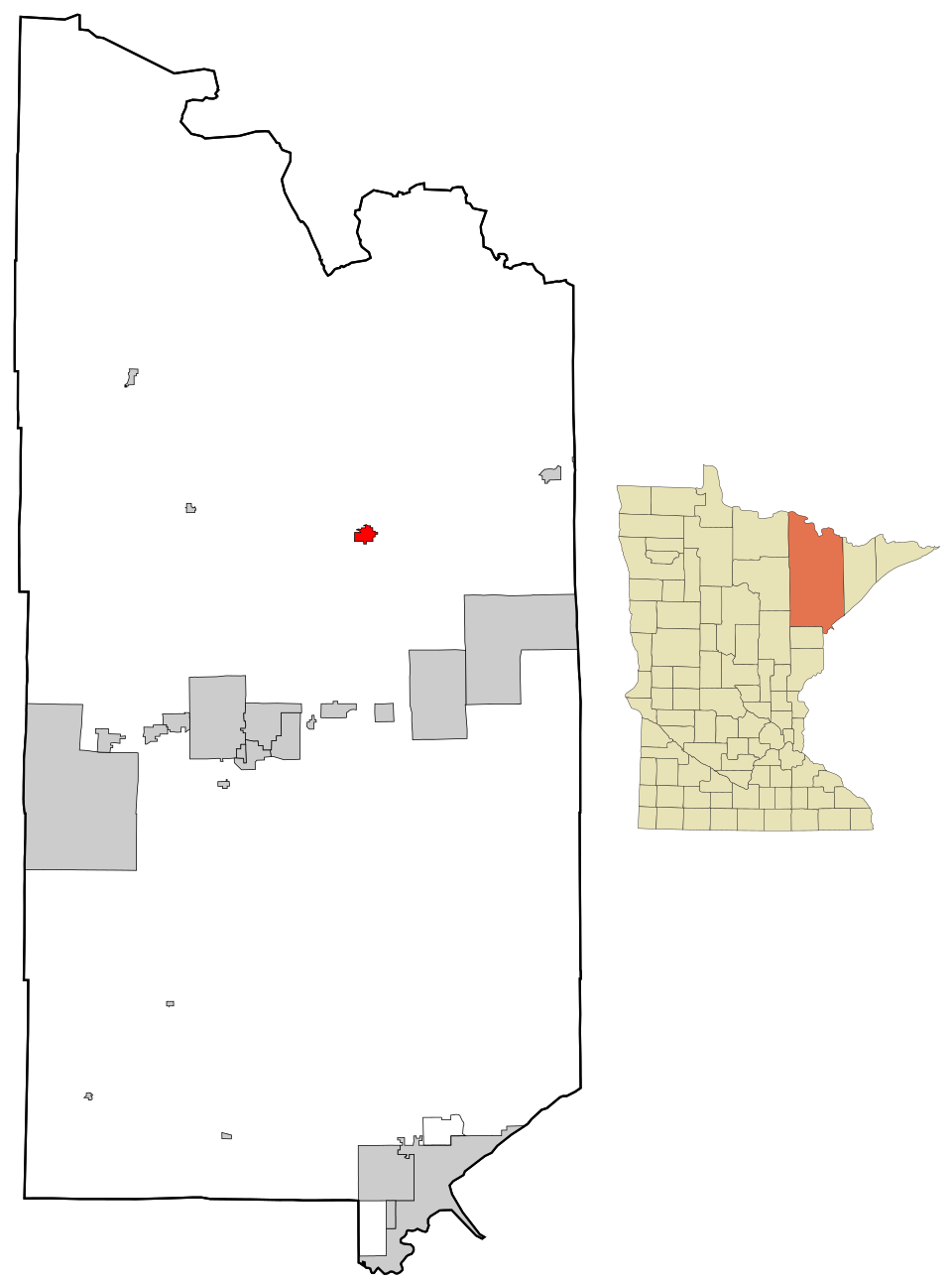 Locator map of Tower