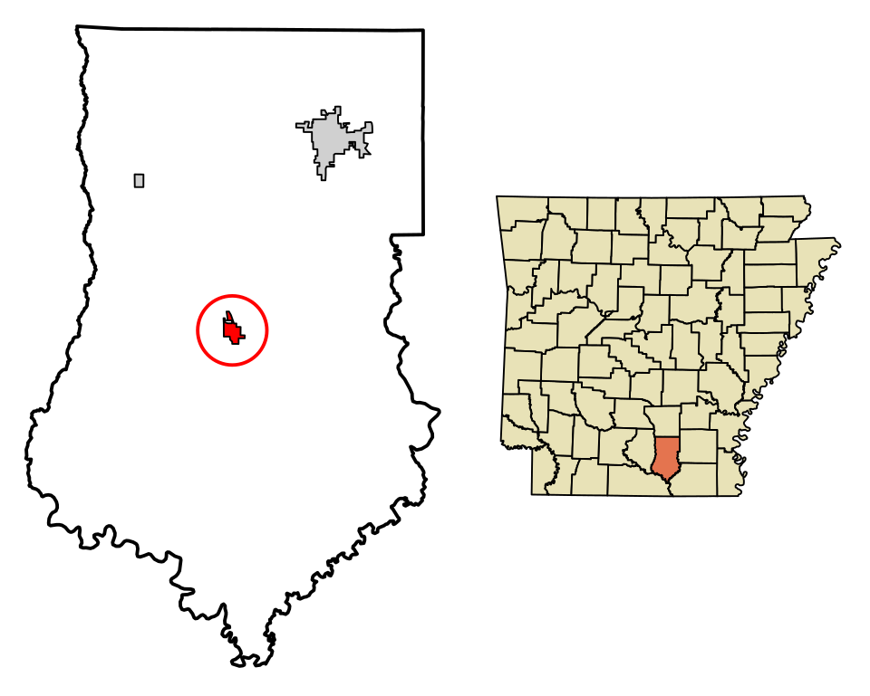 Locator map of Hermitage