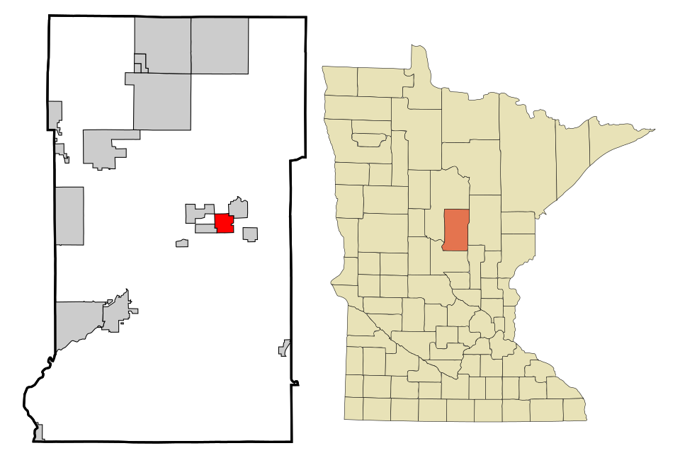 Locator map of Crosby