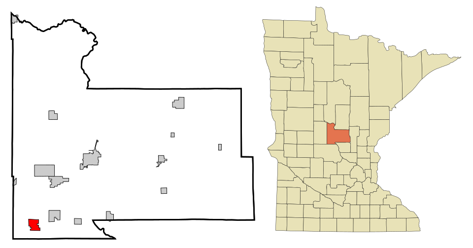 Locator map of Upsala