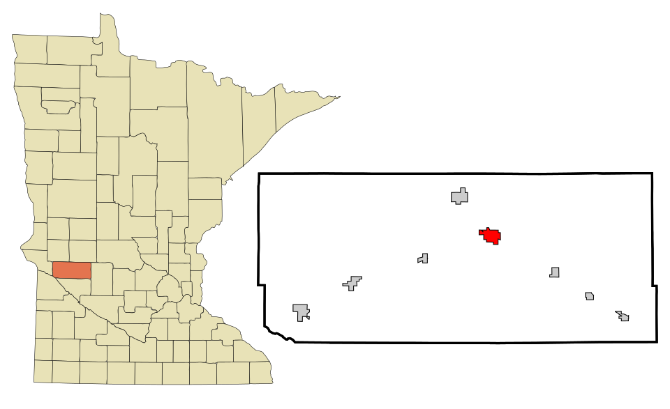 Locator map of Benson
