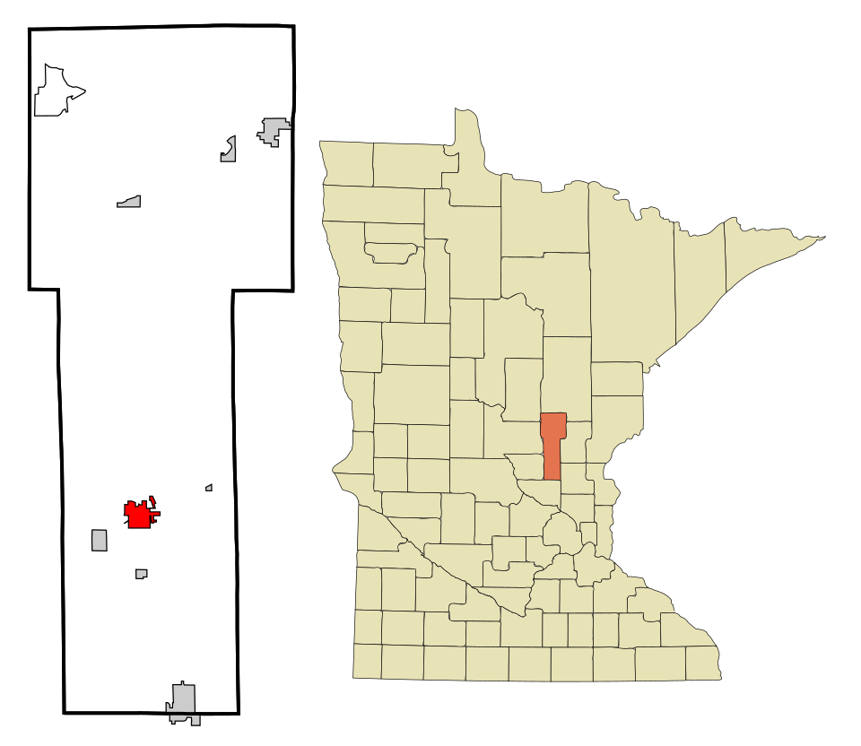Map of Milaca