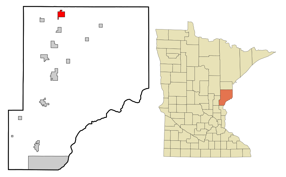 Locator map of Sturgeon Lake