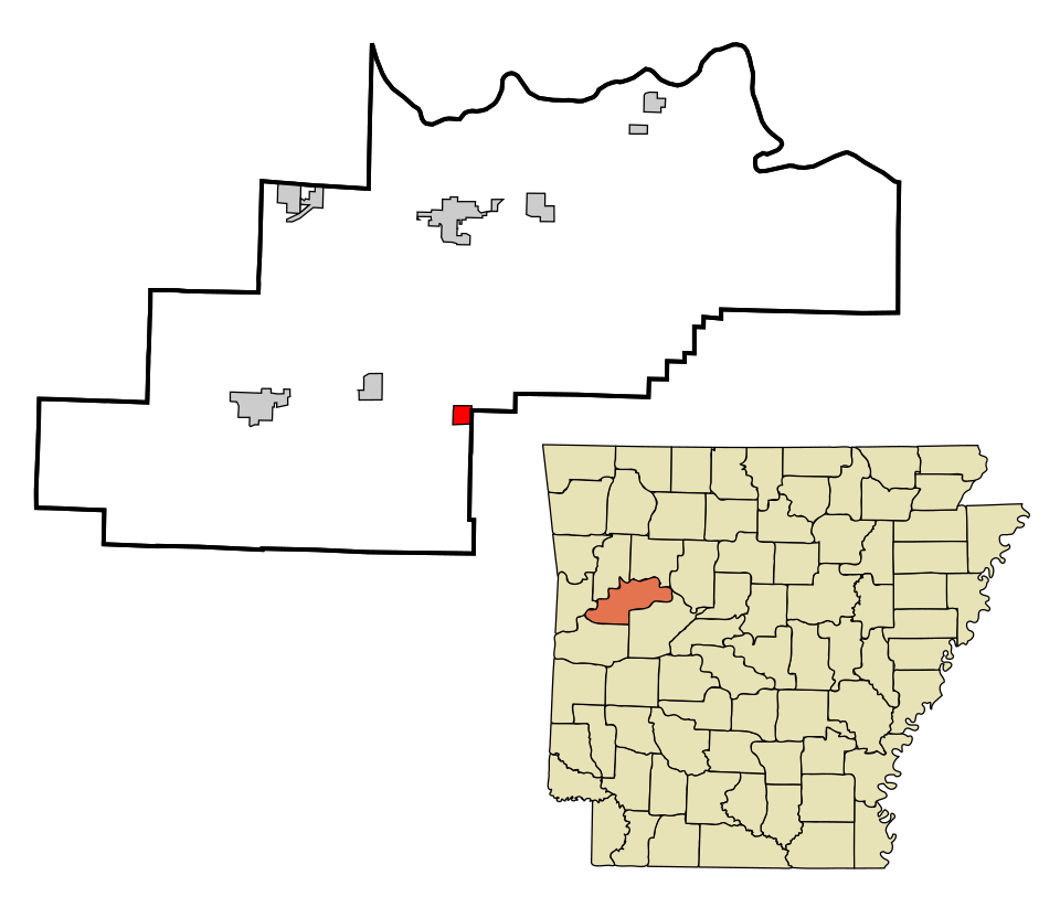 Locator map of Blue Mountain