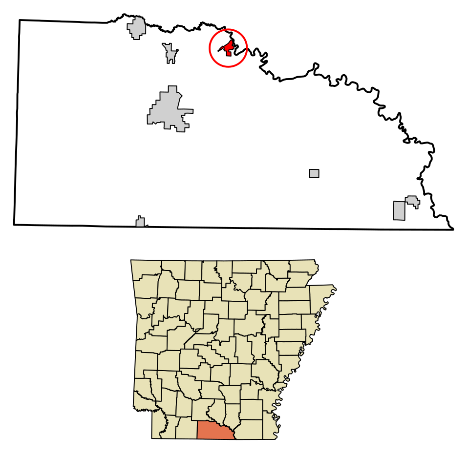 Locator map of Calion