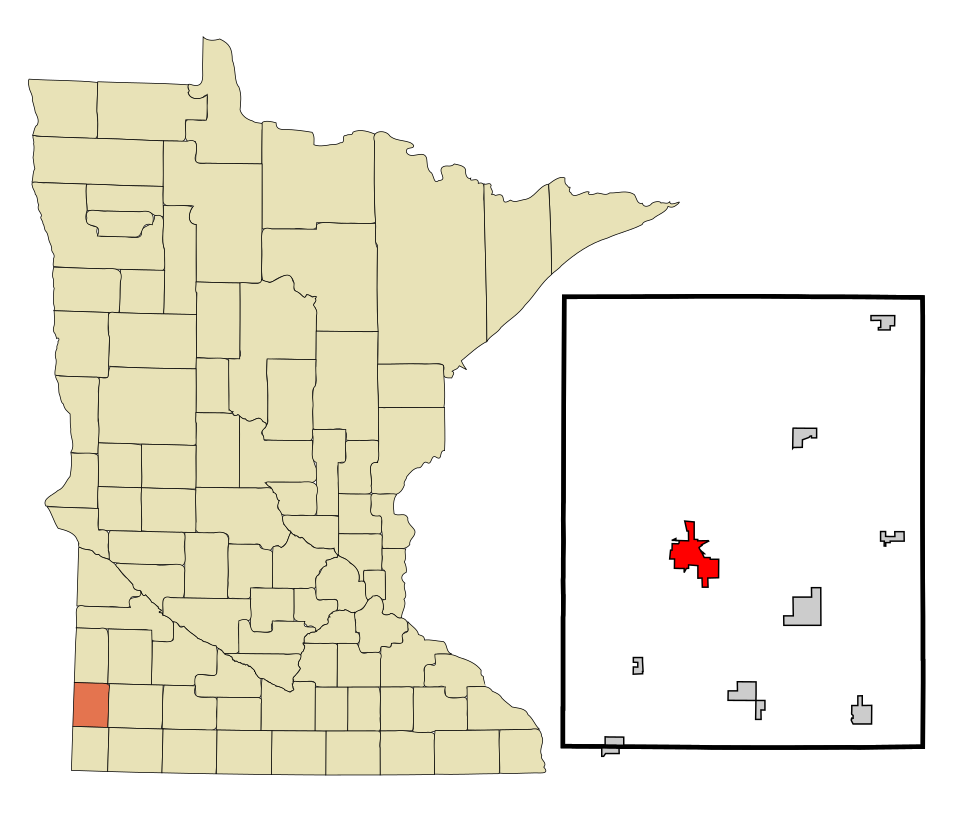 Map of Pipestone