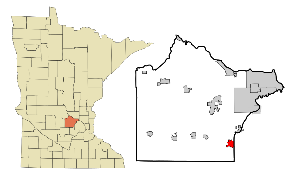 Locator map of Delano