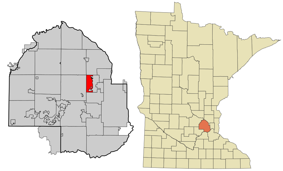 Locator map of New Hope