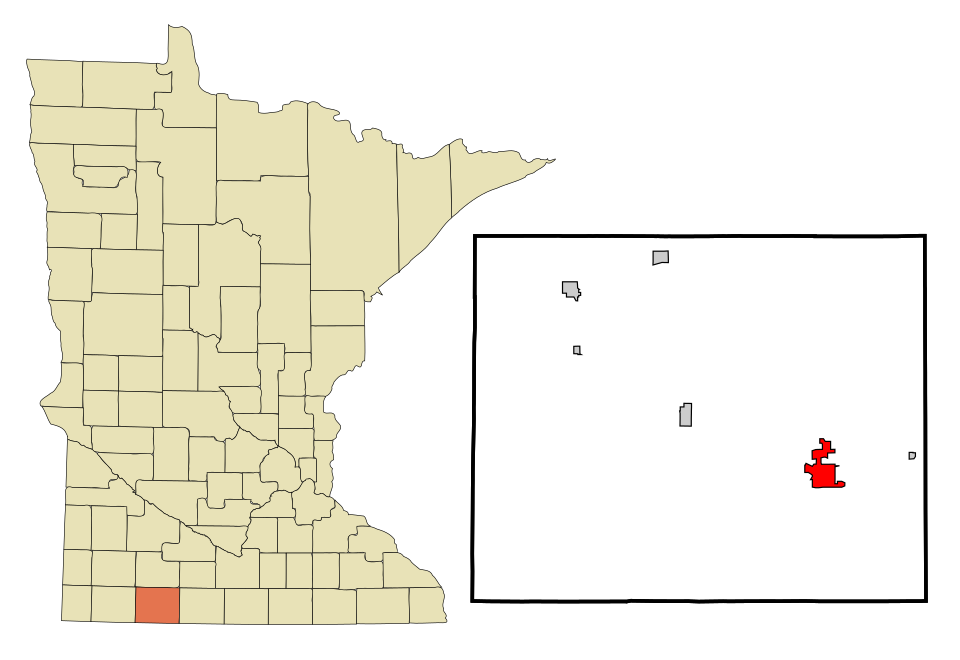 Locator map of Jackson