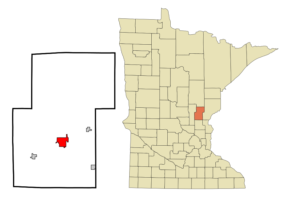 Locator map of Mora
