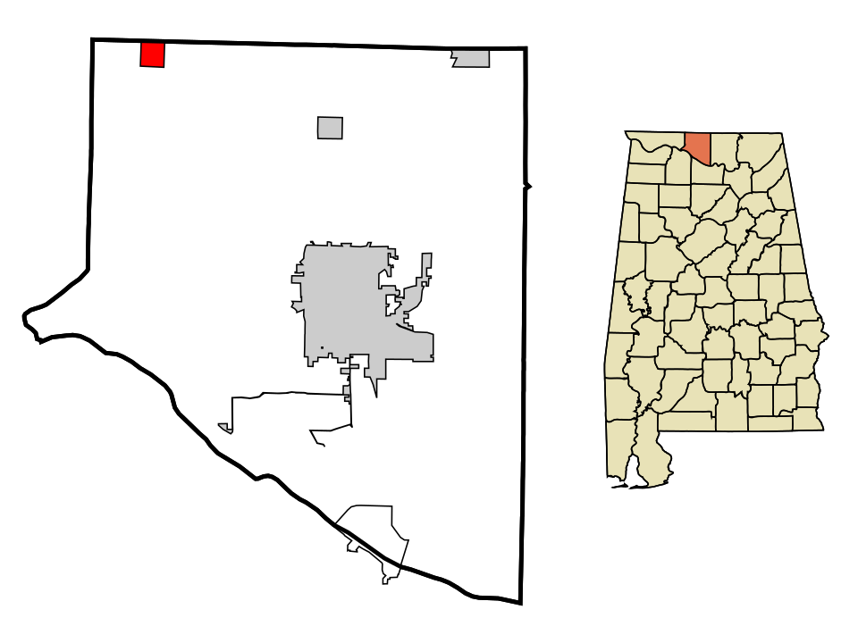 Locator map of Lester