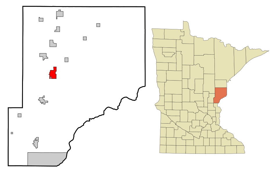 Locator map of Sandstone