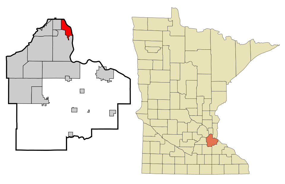 Locator map of South St. Paul