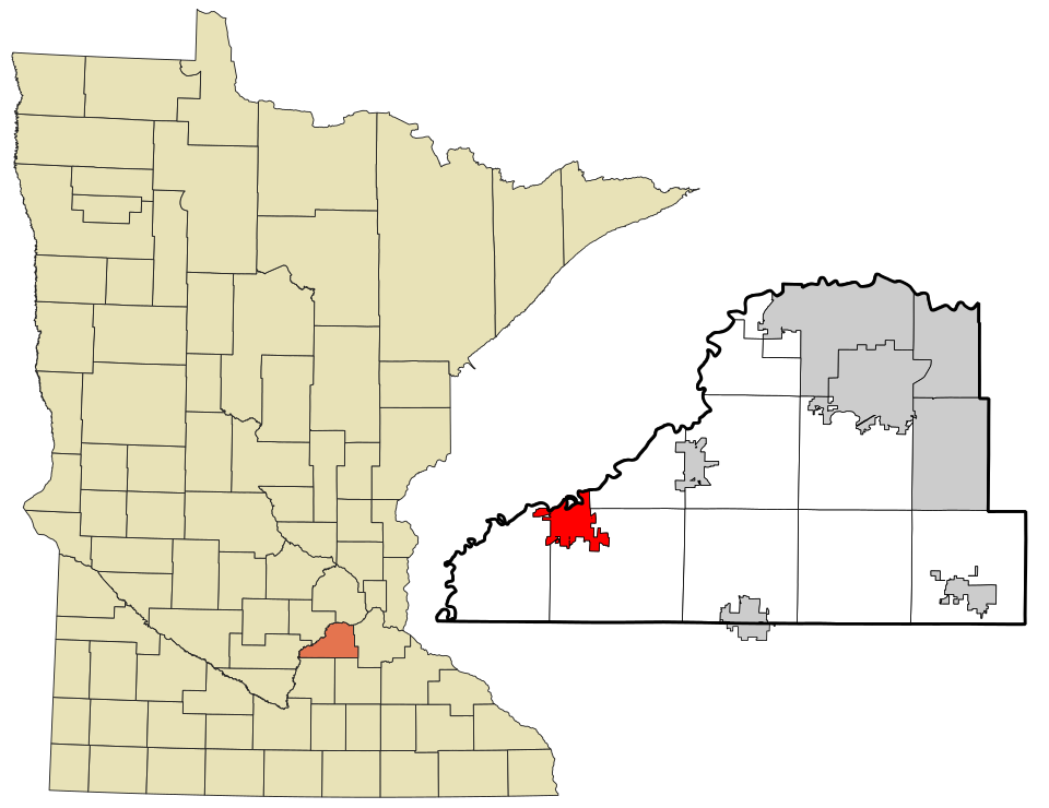 Map of Belle Plaine