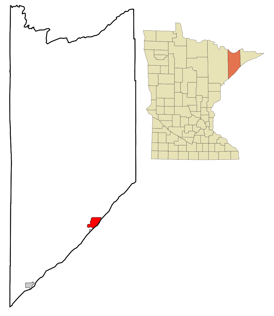 Locator map of Silver Bay