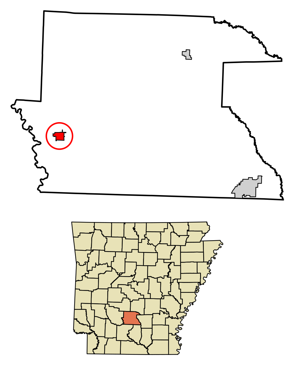 Locator map of Sparkman