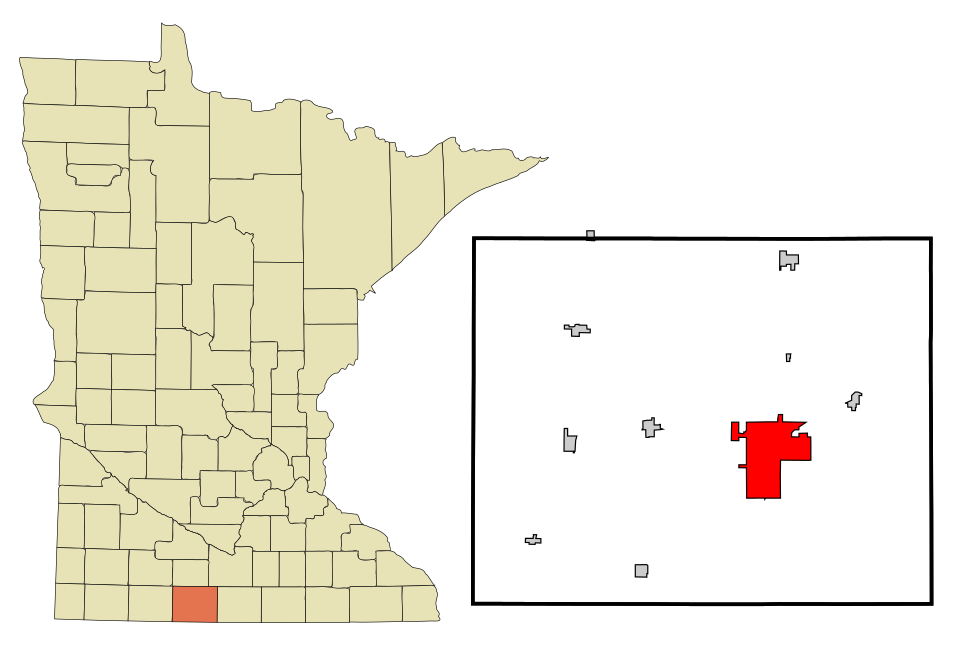 Locator map of Fairmont