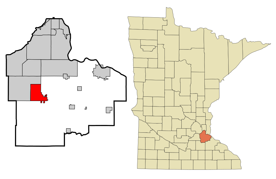Map of Farmington