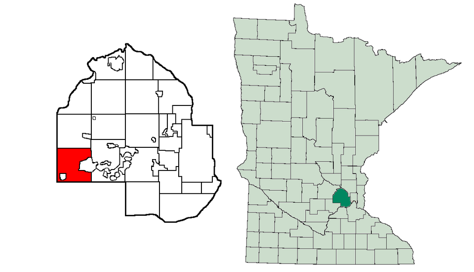 Map of Minnetrista