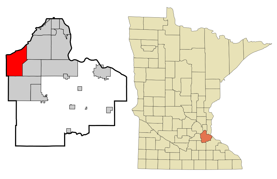 Map of Burnsville