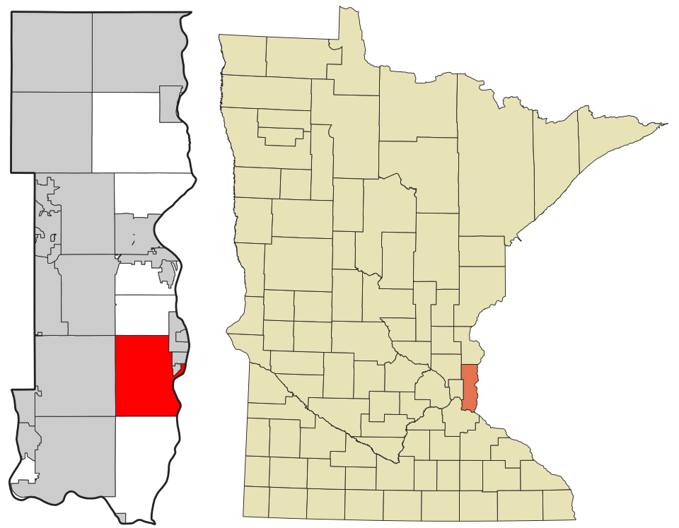 Map of Afton