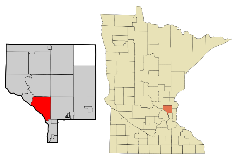 Map of Coon Rapids