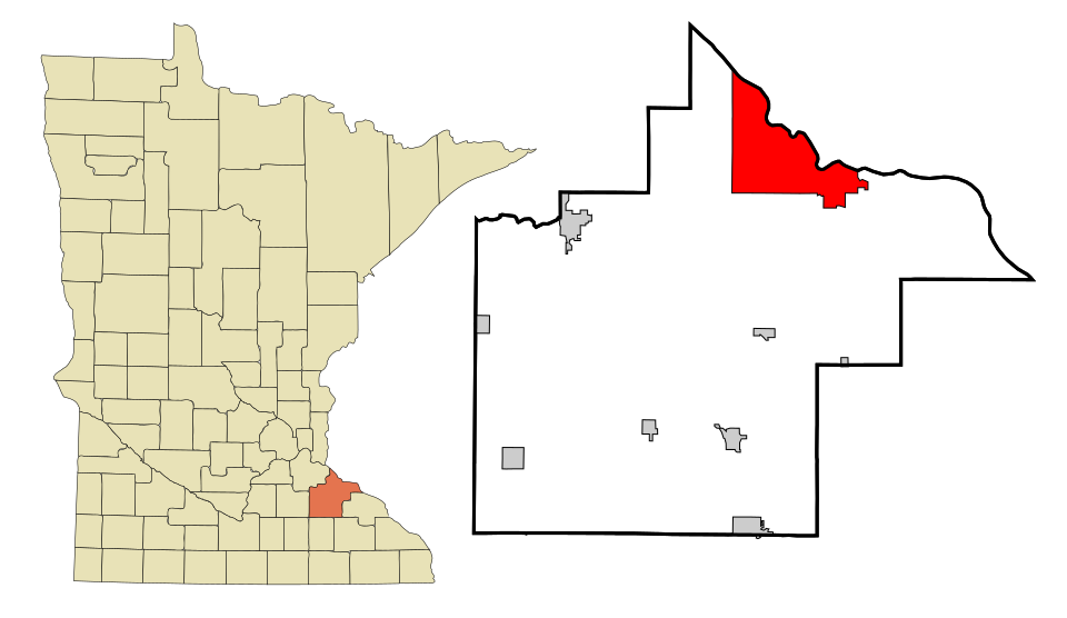 Map of Red Wing