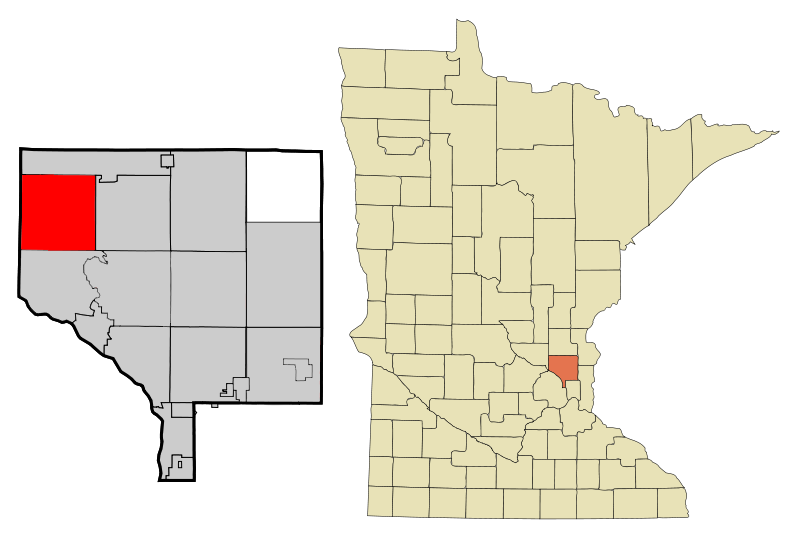 Locator map of Nowthen