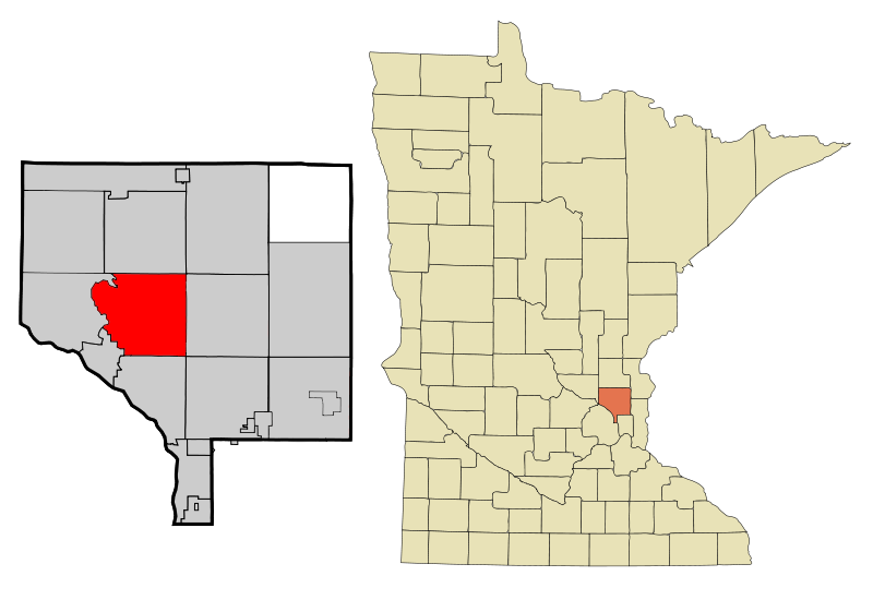 Locator map of Andover