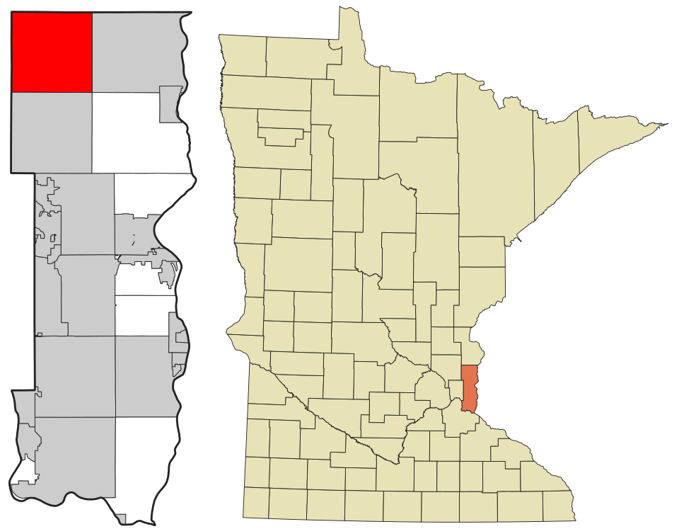 Locator map of Forest Lake