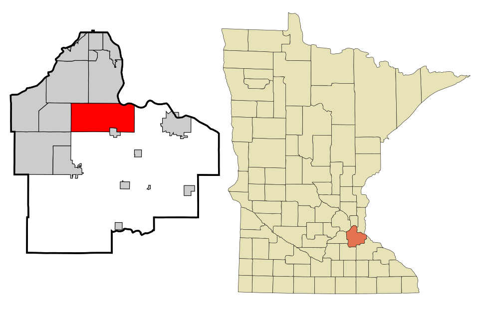 Locator map of Rosemount