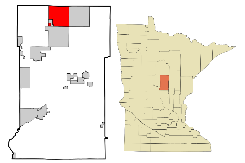 Locator map of Fifty Lakes