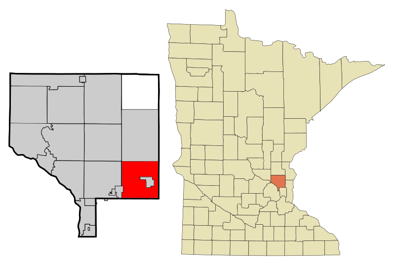 Map of Lino Lakes