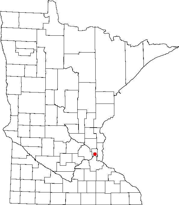 Locator map of St. Paul