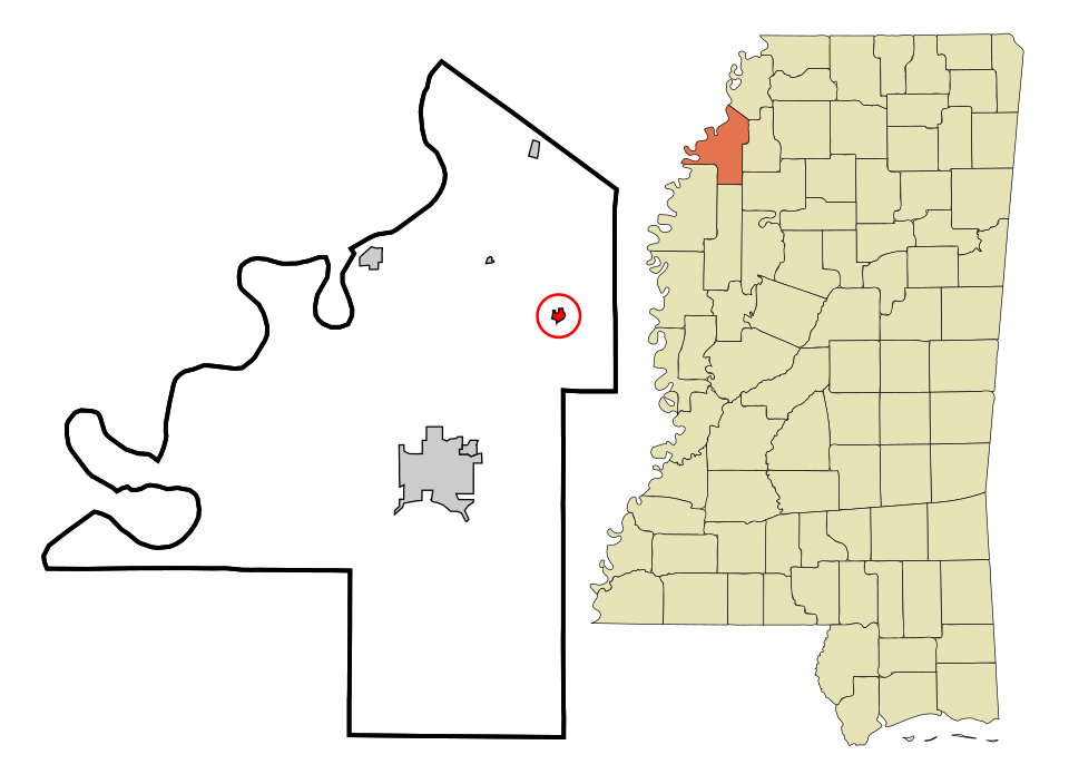Locator map of Jonestown