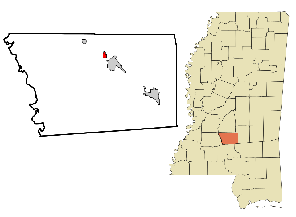 Locator map of D'Lo