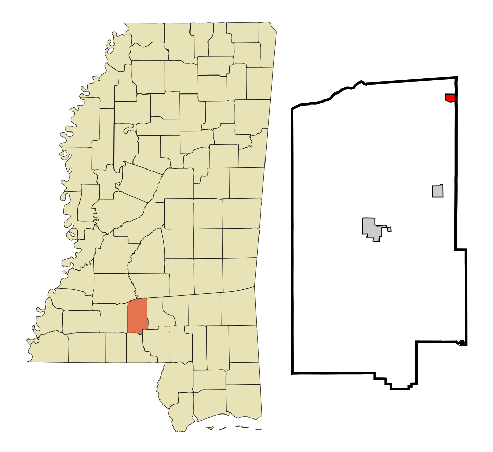 Locator map of New Hebron