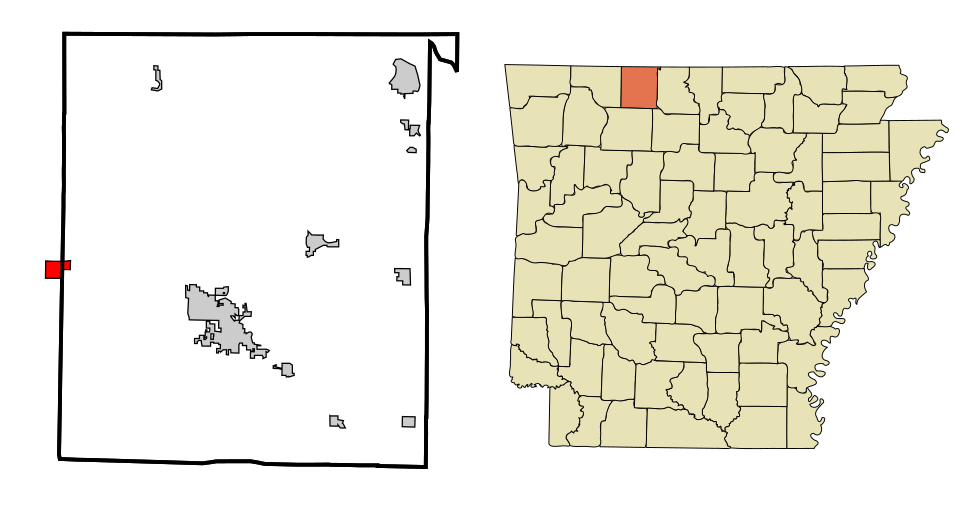 Locator map of Alpena