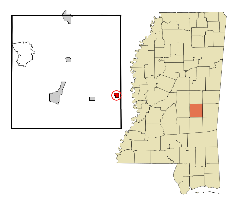 Locator map of Chunky
