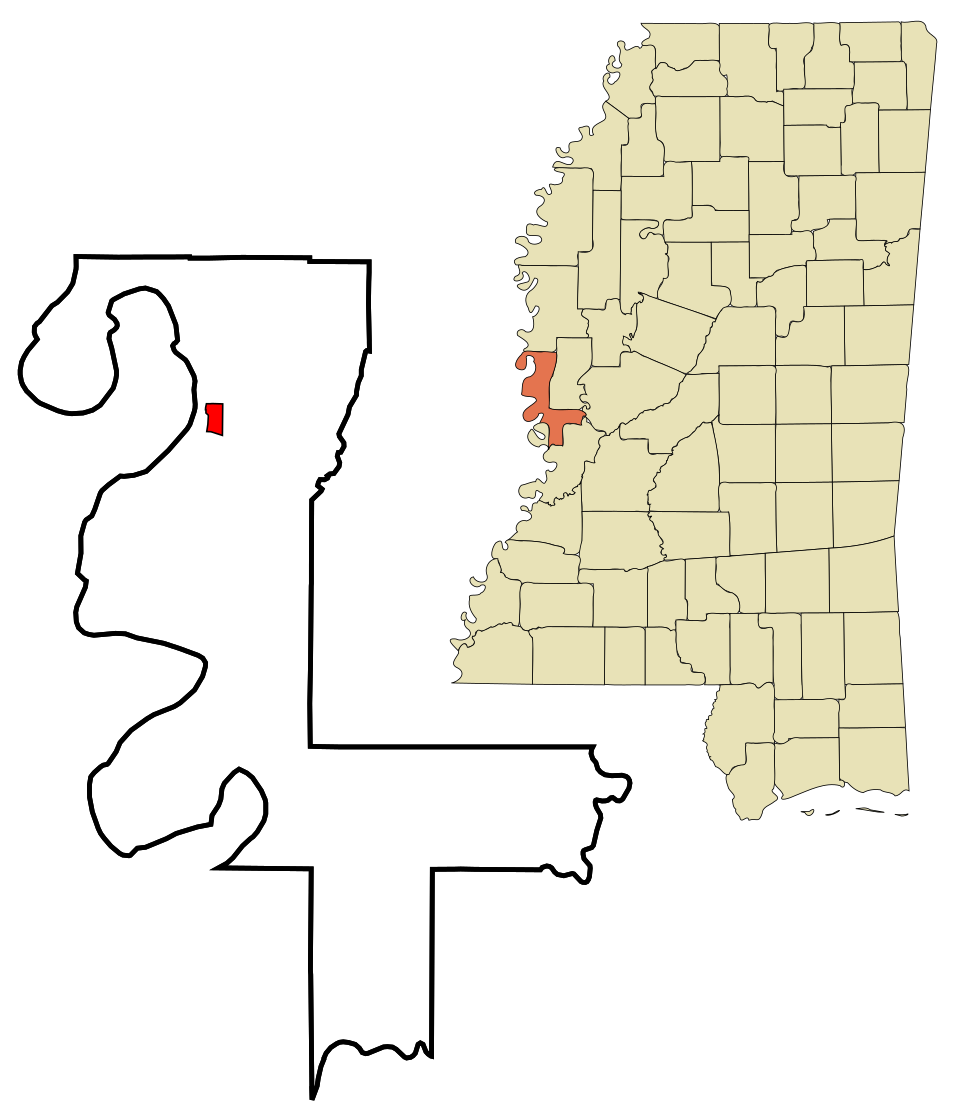 Locator map of Mayersville