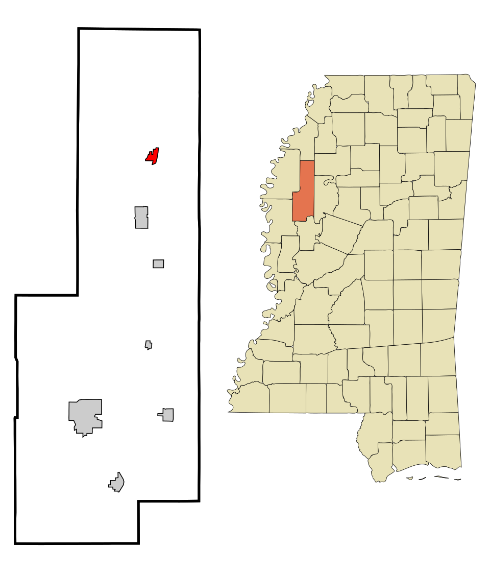Locator map of Drew